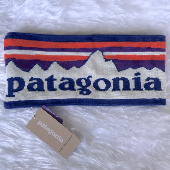 Patagonia Powder Town Headband White Patagonia Powder Town Headband White